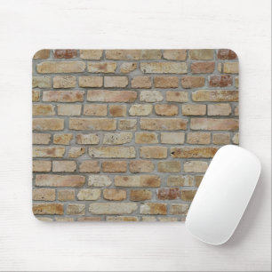 Brown Brick Wall A Novelty Design  Mouse Pad