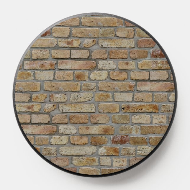 Brown Brick Wall A Novelty Design  PopSocket (Popsocket)