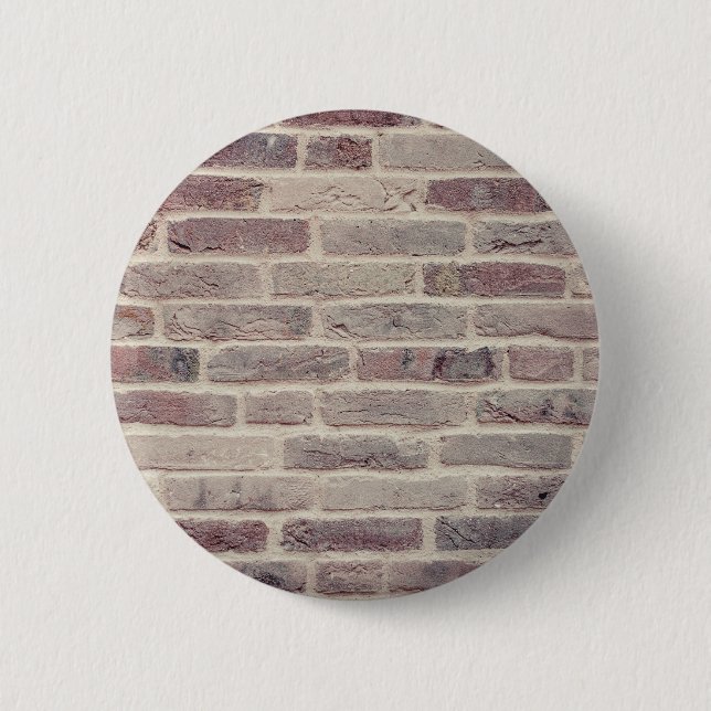 Brown Brick Wall Button (Front)