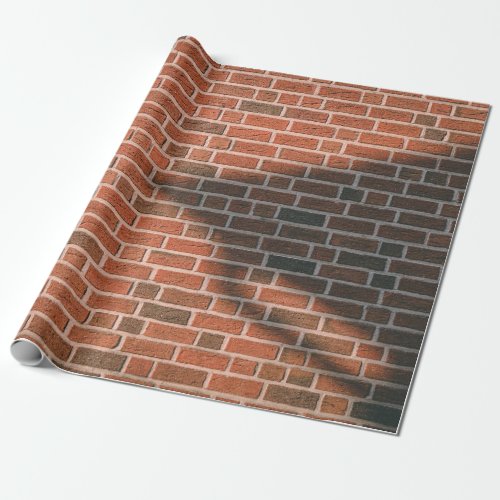 Brown brick wall wrapping paper