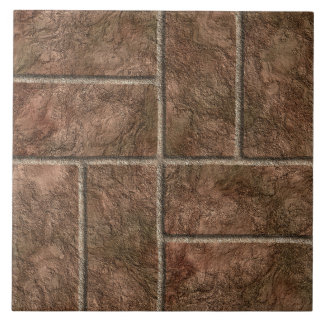 Brown bricks tile