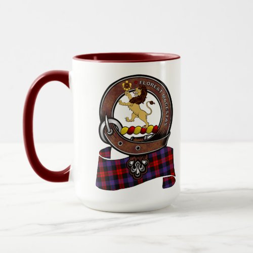 BrownBroun Clan Badge Personalized Combo 15oz Mug