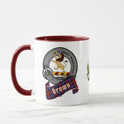 BrownBroun Clan Badge Personalized Combo Mug