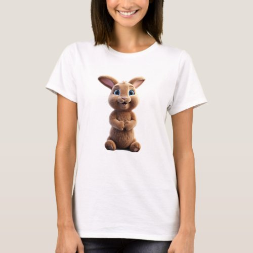 Brown Bunny Beauty T_Shirt