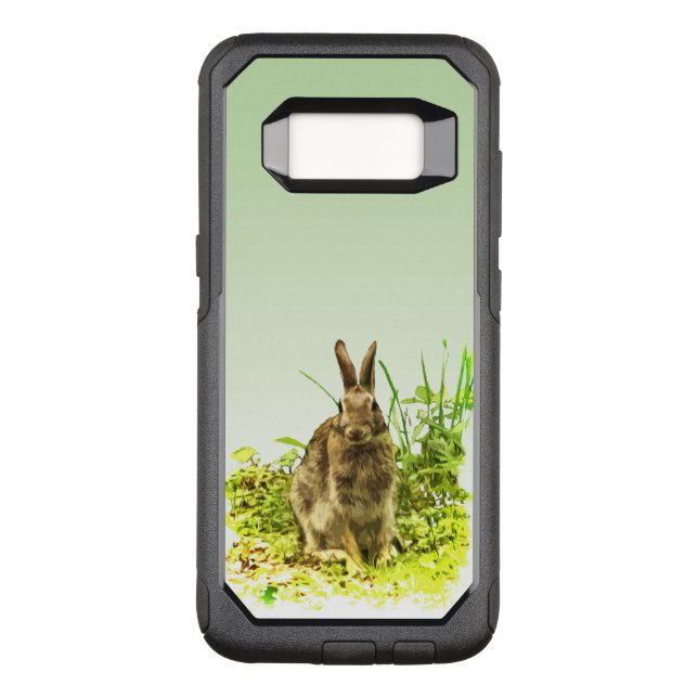 Brown Bunny Rabbit in Grass Galaxy S8 Case (Back)