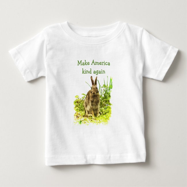 Brown Bunny Rabbit Make American Kind Again