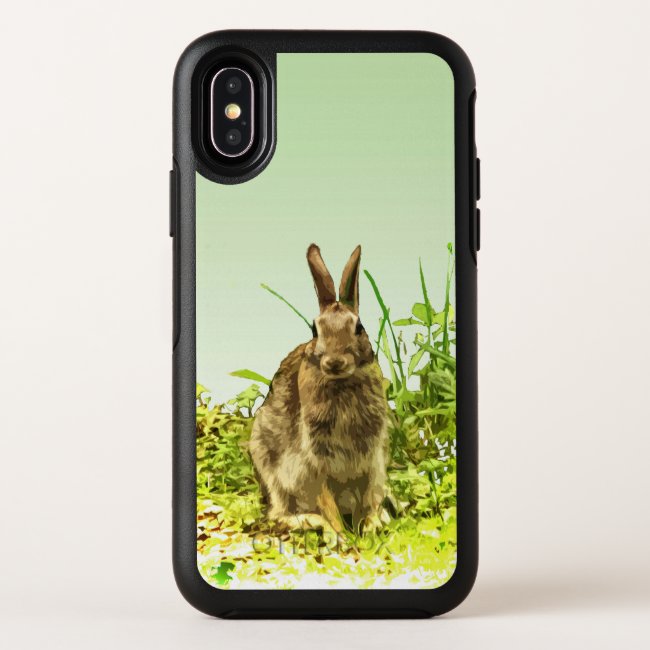 Brown Bunny Rabbit OtterBox iPhone X Case