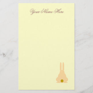 Brown Bunny Stationery