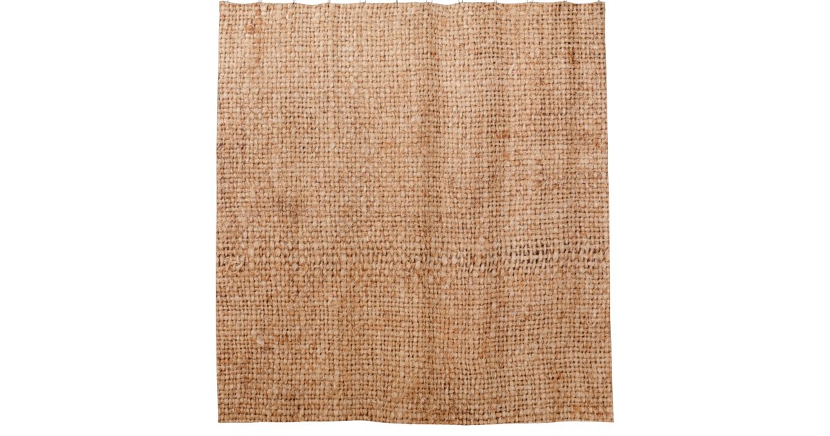 Brown burlap laying on white sheet. Abstract background. Texture