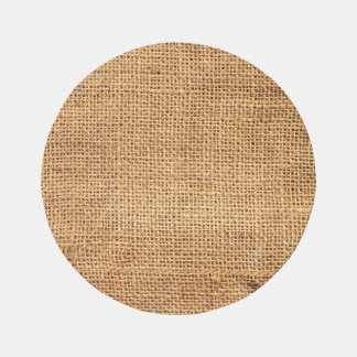 Brown Burlap Sack: Textured Cloth Background Rug
