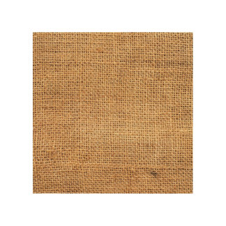 Brown Burlap Sack: Textured Cloth Background Wood Wall Art
