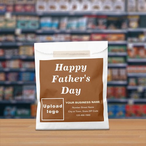 Brown Business Brand Fathers Day Paper Bag
