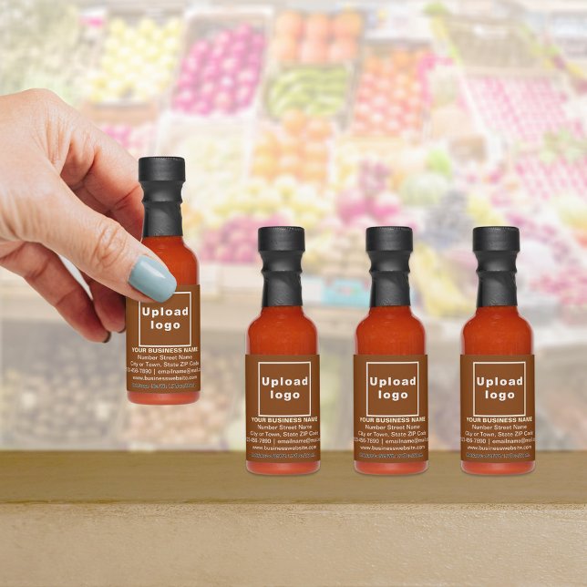Brown Business Brand on Hot Sauce (Brown business brand on hot sauce)
