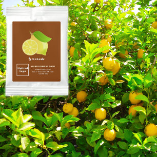 Brown Business Brand on Lemonade Drink Mix