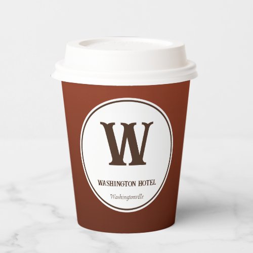 Brown Business Coffee Paper Cups