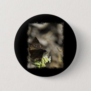 Brown Butterfly Button
