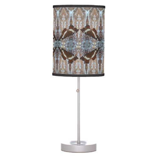 Brown butterfly table lamp