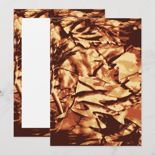 Brown Camo Camouflage Gifts for Hunters (Front/Back)