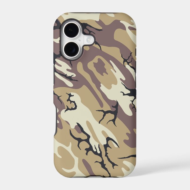 Brown Camo Case-Mate iPhone Case (Back)