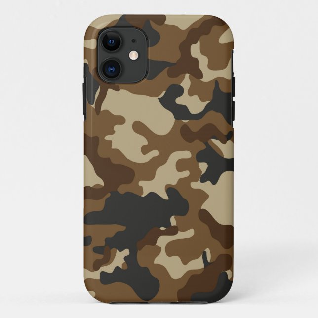 Brown Camo iPhone 5 Case (Back)