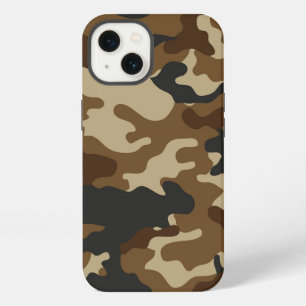 Brown Camo iPhone 13 Case