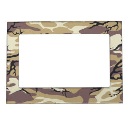 Brown Camo Magnetic Photo Frame