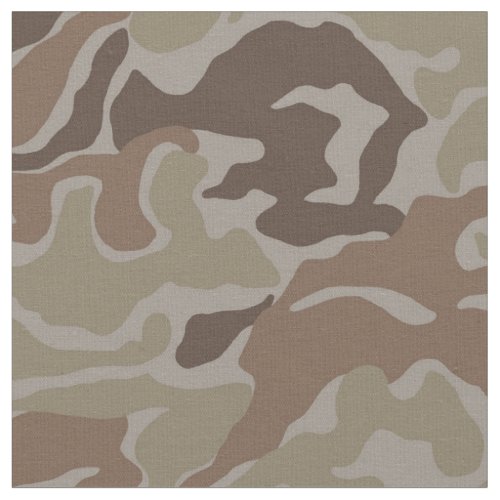 Brown Camo Military Fabric