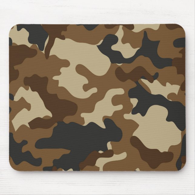 Brown Camo Mousepad (Front)