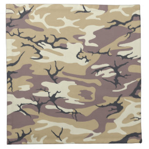 Brown Camo Napkin