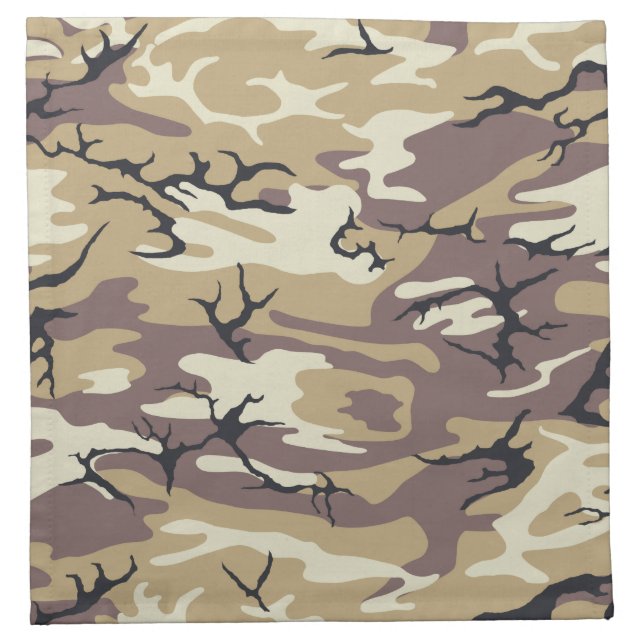 Brown Camo Napkin (Front)