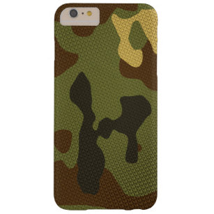 Brown Camouflage Barely There iPhone 6 Plus Case