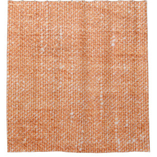 Brown canvas fabric for background, linen texture  shower curtain