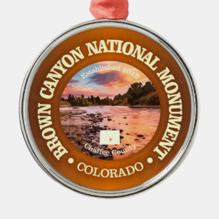 Brown Canyon (NM) Metal Ornament