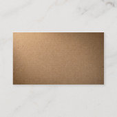 Brown Cardboard Texture For Background Business Card (Back)
