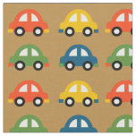 Brown cars fabric