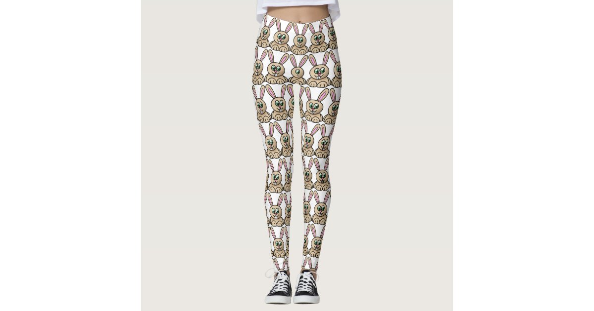 Easter Leggings for Women Colorful Easter Eggs Print Gym Yoga Pants Novetly  Bunny Rabbit Pattern Compression Trousers