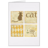 Brown Cat and Yellow Bird by Chariklia Zarris (Front)