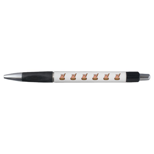 Brown cat cartoon pen (Front)