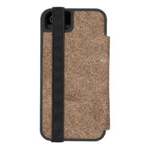 Brown Chamois Texture iPhone SE/5/5s Wallet Case