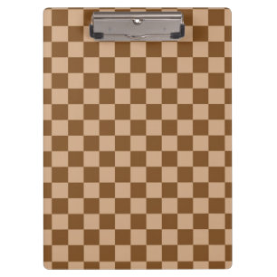 Brown Checkered Clipboard