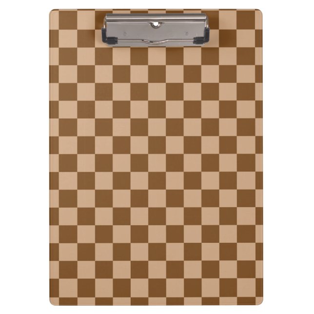 Brown Checkered Clipboard (Front)