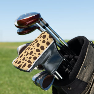 Brown Cheetah Print Golf Head Cover