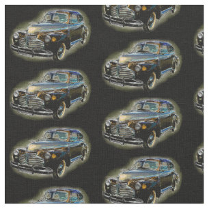 Brown Chevrolet Classic Vintage Car on Black Fabric