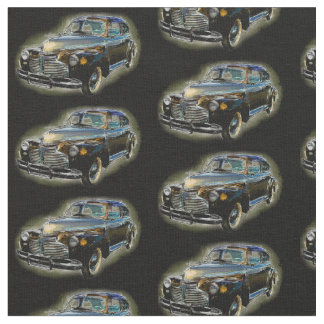 Brown Chevrolet  Classic Vintage Car on Black Fabric