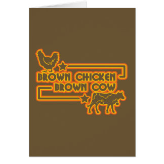 Brown Chicken Brown Cow Cards