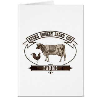 Brown Chicken Brown Cow Farms Cards