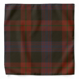 Brown Clan Tartan Bandana