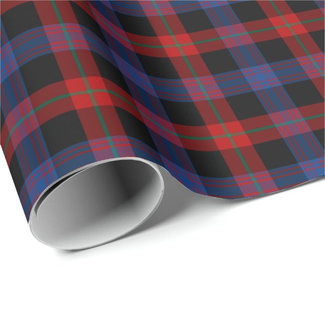 Brown Clan Tartan Wrapping Paper (Roll Corner)