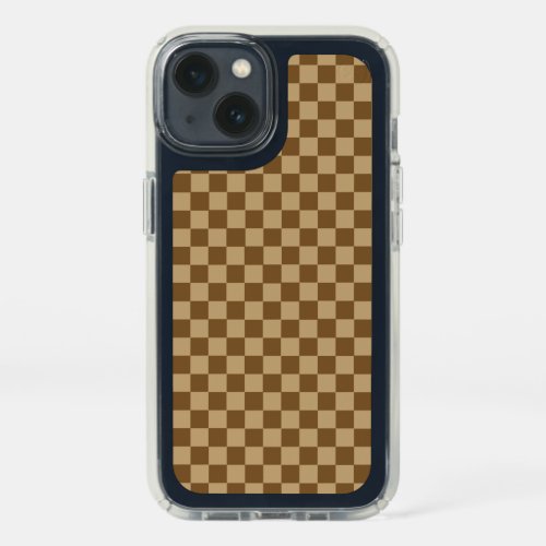 Brown Classic Checkerboard by Shirley Taylor Speck iPhone 13 Case