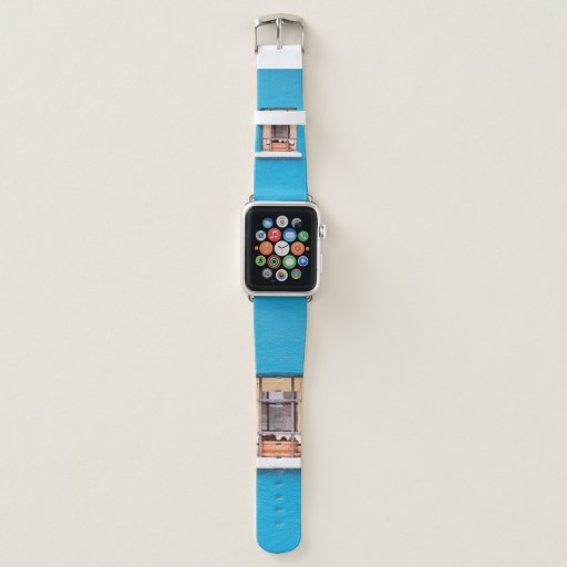 BROWN CLAY POT ON WINDOW APPLE WATCH BAND